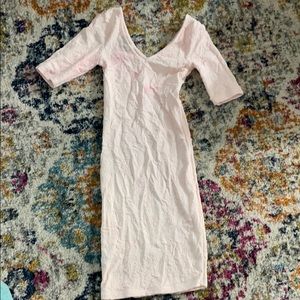 Pink dye dress
